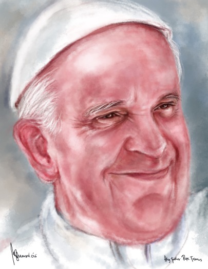 Holy Father Pope Francis_digital drawing